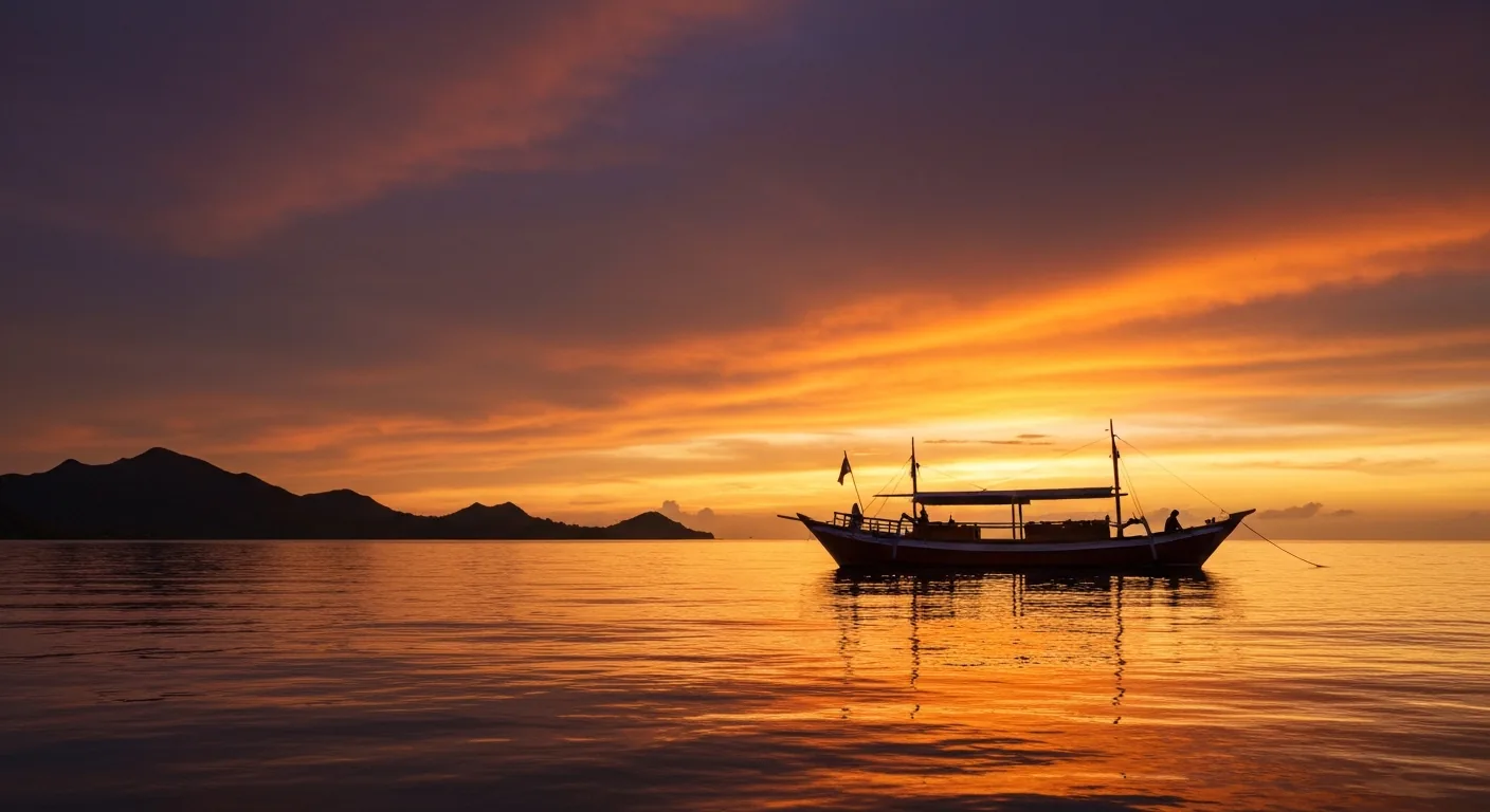 Sunset Sailing Padar